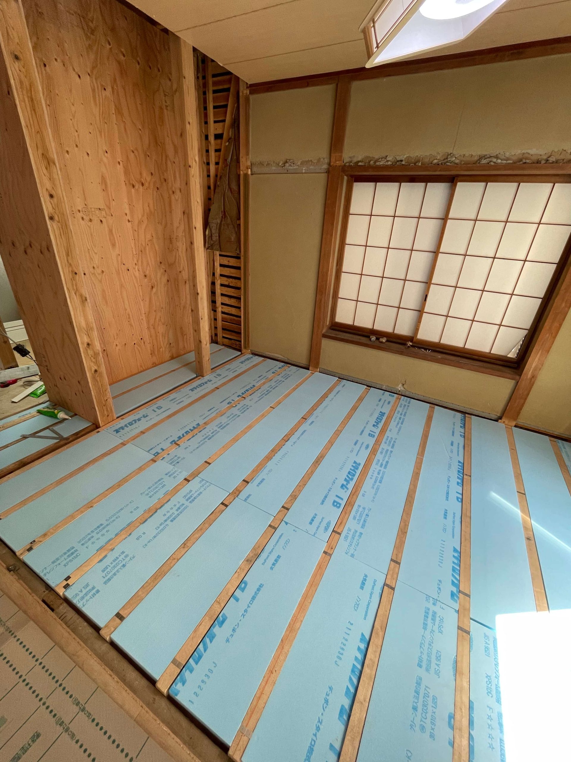 和室工事中