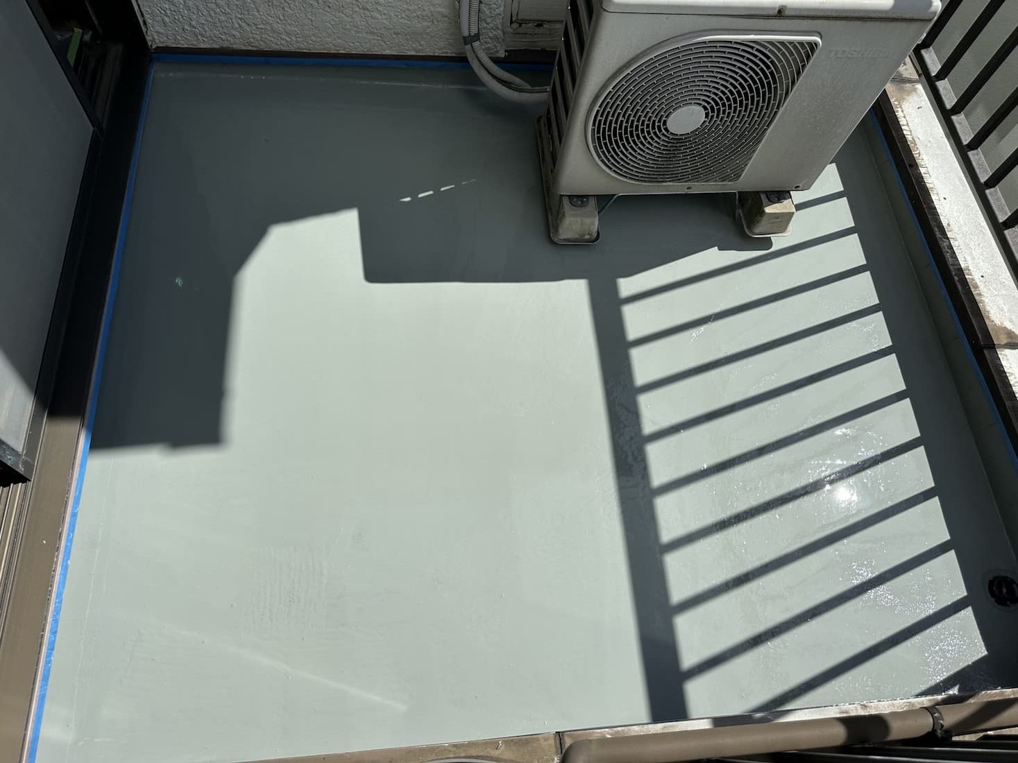 I様邸のバルコニー防水工事